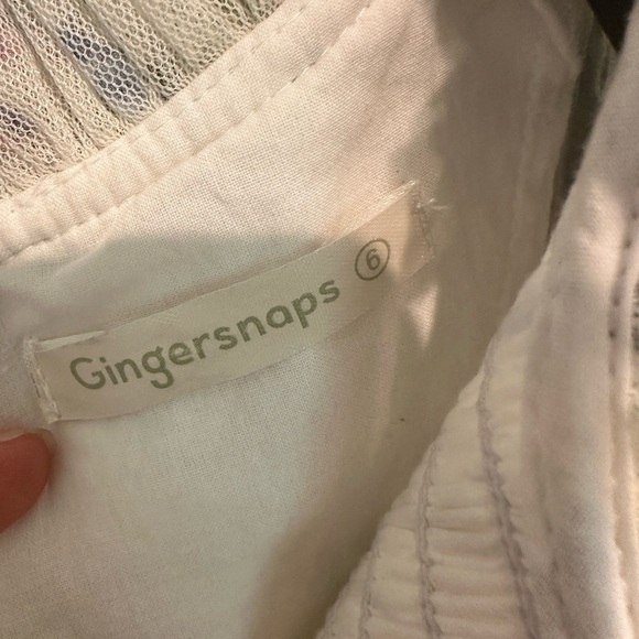 Gingersnap Girls Printed Smocked Top - Size 6 - Picture 5 of 5